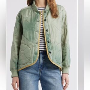THE GREAT The Quilted Liner Jacket